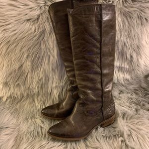 Frye Ray Seam Tall - Chocolate Leather
